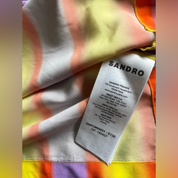 Sandro Paris Striped Shirt - Picture 4 of 8